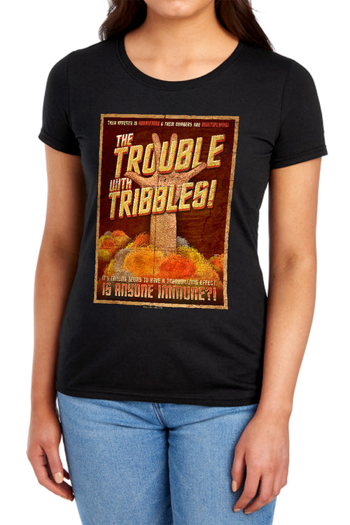 Star Trek Tribbles: the Movie Womens T-Shirt