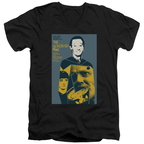 Star Trek The Schizoid Man Black V-Neck T-Shirt