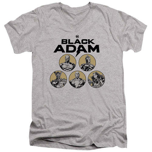Black Adam Black Adam Contrast Group V-Neck T-Shirt