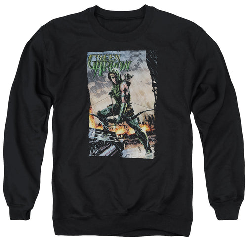 Justice League Fire And Rain Crewneck Sweatshirt