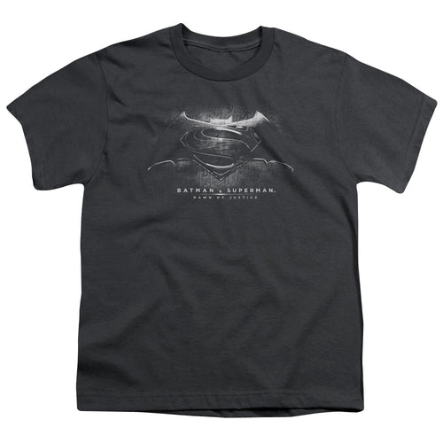 Batman v Superman Bw Logo Youth/Toddler T-Shirt