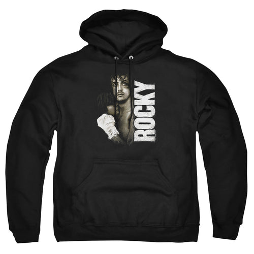 Rocky Painted Portrait Pullover Hoodie