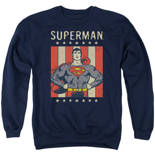 DC Comics Retro Liberty Crewneck Sweatshirt