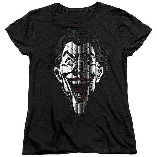 The Batman Joker Lines Womens T-Shirt