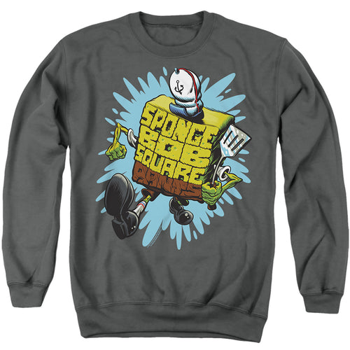 Spongebob Squarepants Letter Art Crewneck Sweatshirt