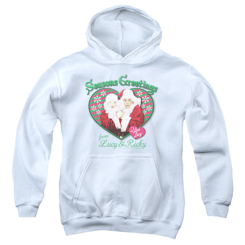 I Love Lucy Seasons Greetings Youth Hoodie