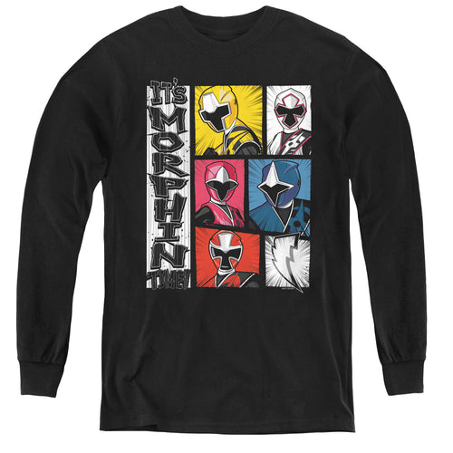 Power Rangers: Ninja Steel Its Morphin Time Youth Long Sleeve T-Shirt