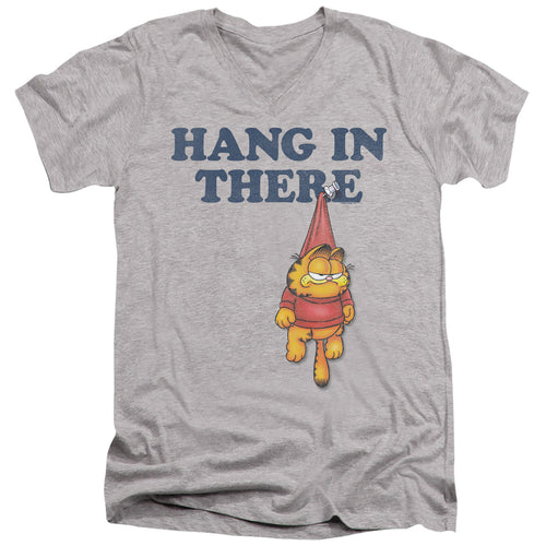 Garfield Hang In There V-Neck T-Shirt