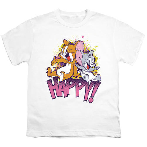 Tom and Jerry Jerry and Nibbles Happy! Youth/Toddler T-Shirt