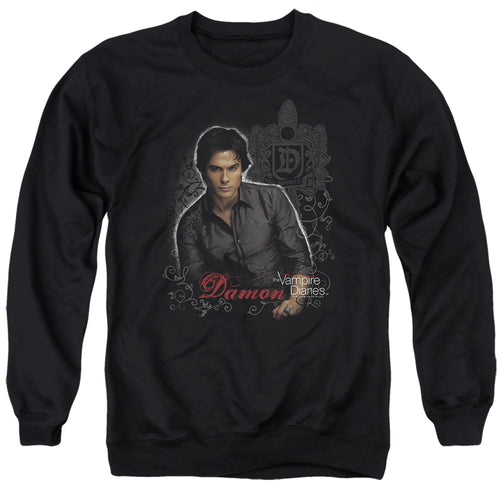 The Vampire Diaries Damon Signature Crewneck Sweatshirt