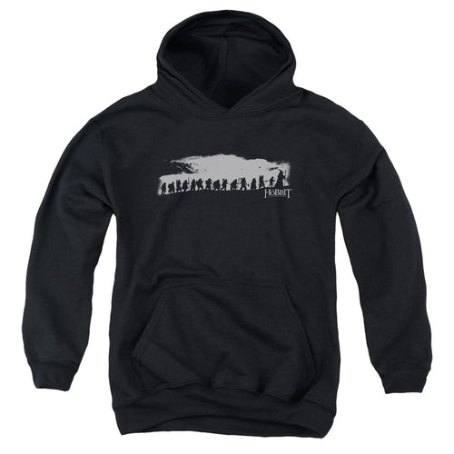 The Hobbit The Company Silhouette Youth Hoodie