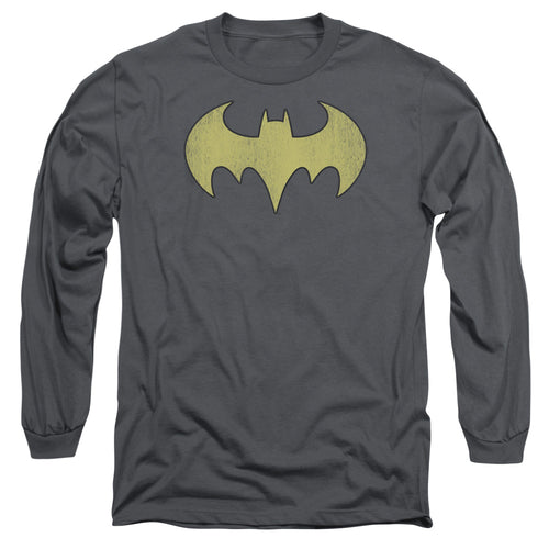 DC Comics Batgirl Logo Distressed Long Sleeve T-Shirt