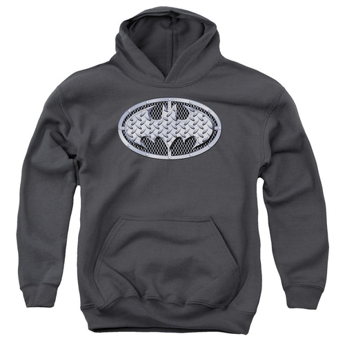 Batman Steel Mesh Shield Youth Hoodie