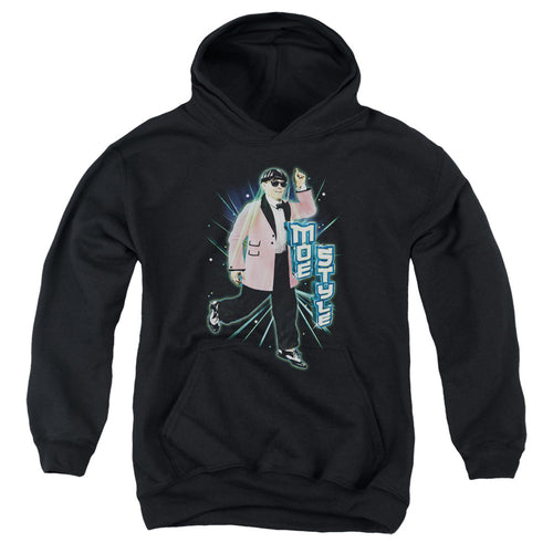 The Three Stooges Moe Style Youth Hoodie