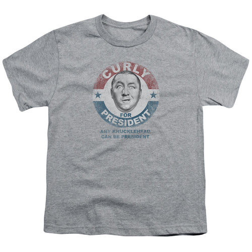 The Three Stooges Curly for President Any Knucklehead Youth/Toddler T-Shirt