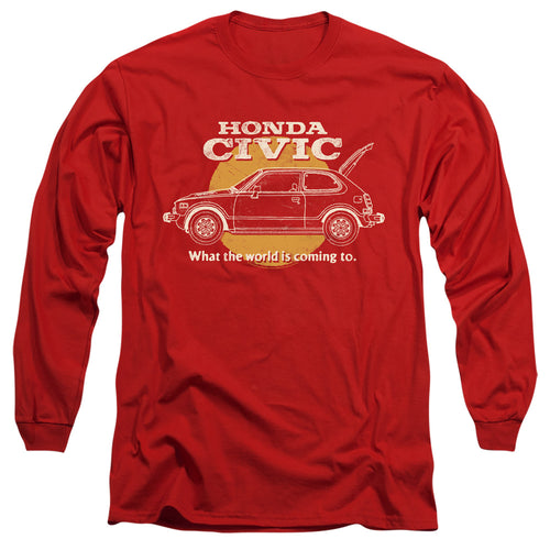 Honda Civic Coming World Long Sleeve T-Shirt