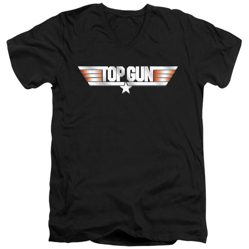 Top Gun Logo V-Neck T-Shirt