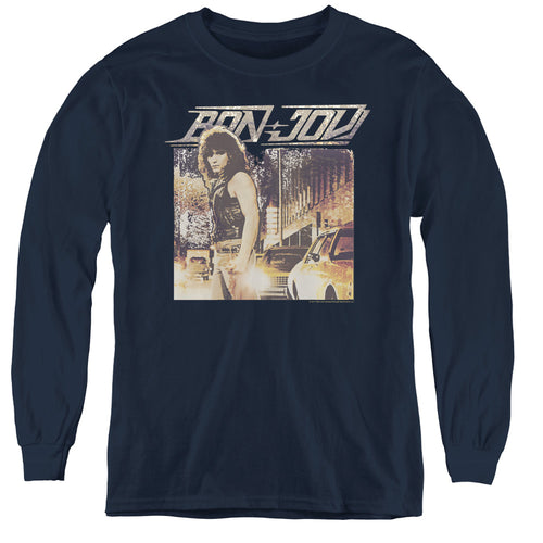 Bon Jovi Runaway Jon Youth Long Sleeve T-Shirt