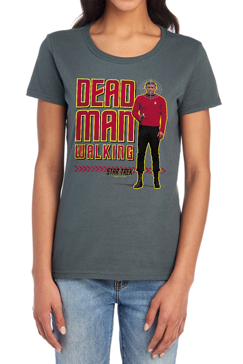Star Trek Dead Man Walking Womens T-Shirt