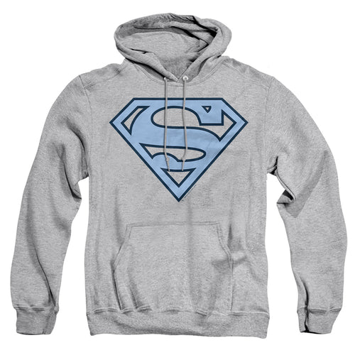 Superman Carolina Blue&navy Shield Pullover Hoodie