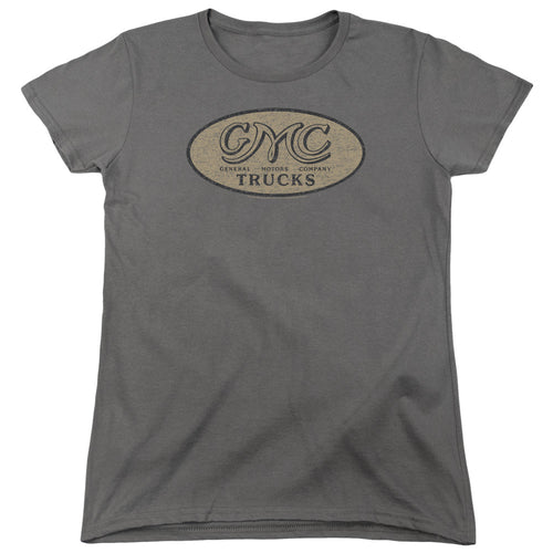 GMC Vintage Oval Logo Womens T-Shirt