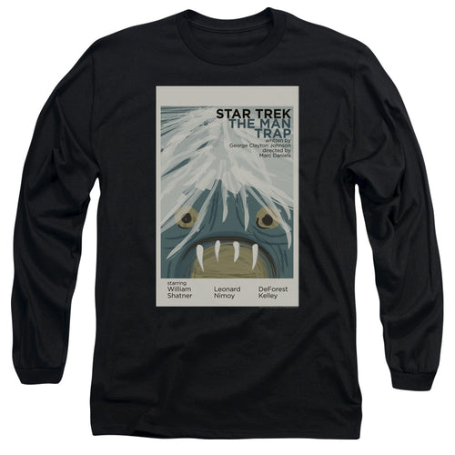 Star Trek The Man Trap Black Long Sleeve T-Shirt