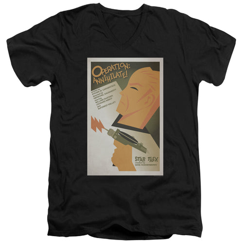 Star Trek Juan Ortiz Operation Annihilate Black V-Neck T-Shirt
