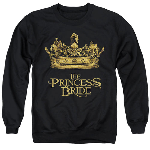 The Princess Bride Crown Black Crewneck Sweatshirt