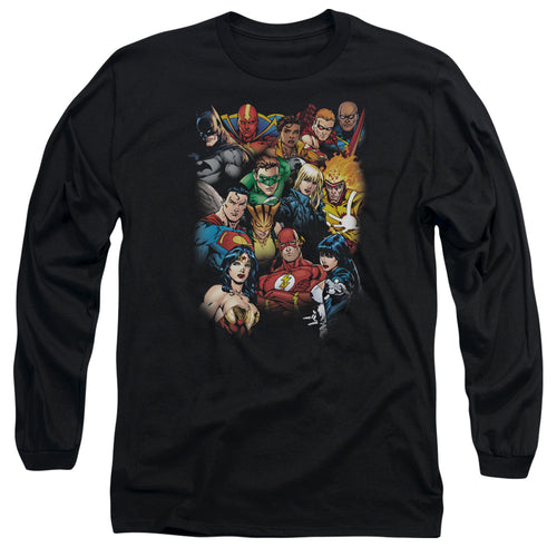 Justice League The Leagues All Here Long Sleeve T-Shirt