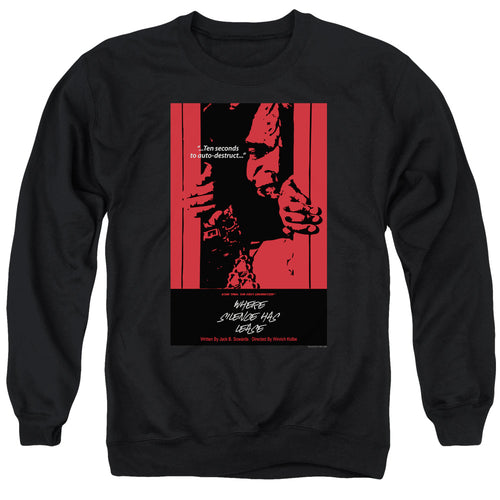 Star Trek Where Silence Has Lease Black Crewneck Sweatshirt