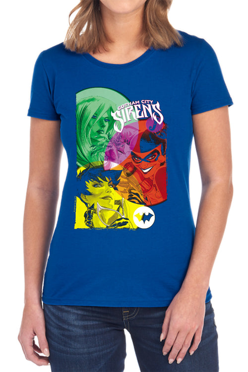 Batman Gotham Sirens Womens T-Shirt