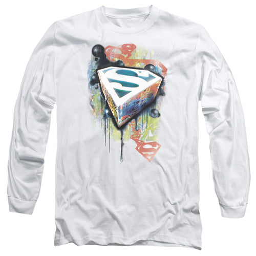 Superman Urban Shields Long Sleeve T-Shirt