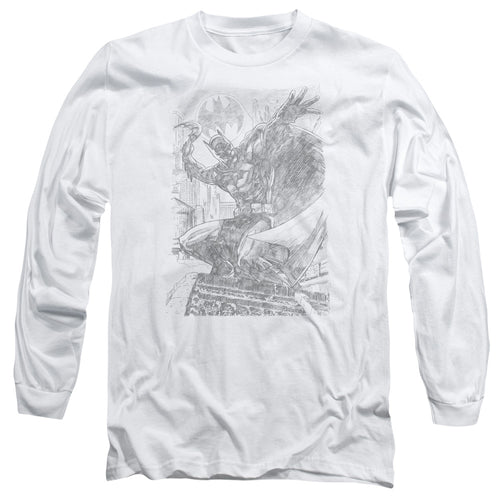 Batman Pencil Batarang Throw Long Sleeve T-Shirt