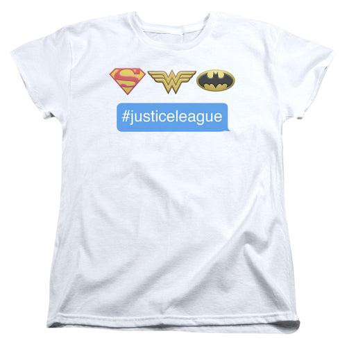 DC Comics Hashtag Jla Womens T-Shirt