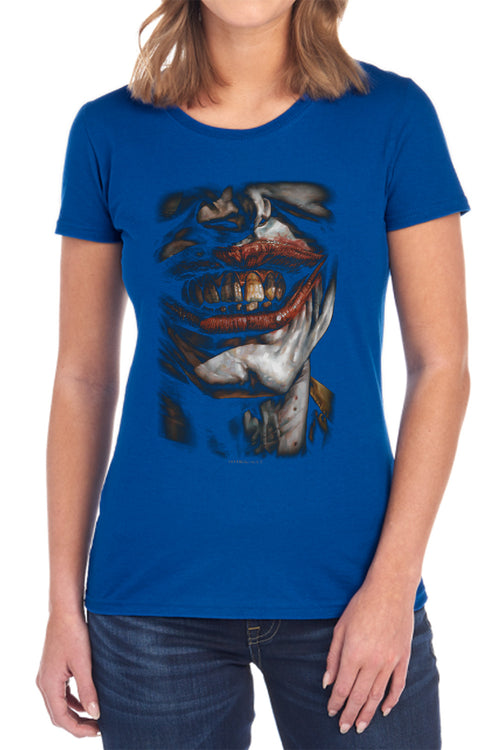 Batman Smile Of Evil Womens T-Shirt