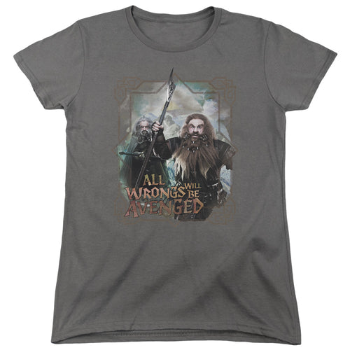 The Hobbit Wrongs Avenged Womens T-Shirt