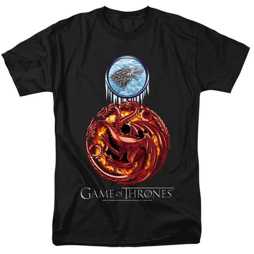 Game of Thrones Combined Targaryn And Stark T-Shirt