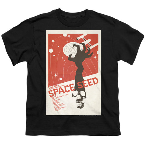 Star Trek Juan Ortiz Space Seed Black Youth/Toddler T-Shirt