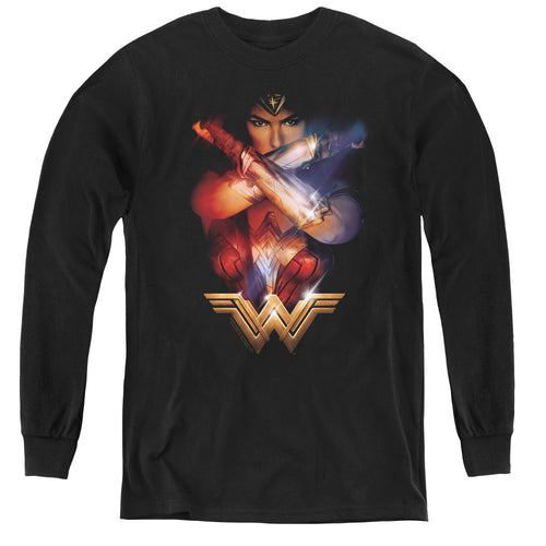 Wonder Woman (2017) Arms Crossed Youth Long Sleeve T-Shirt