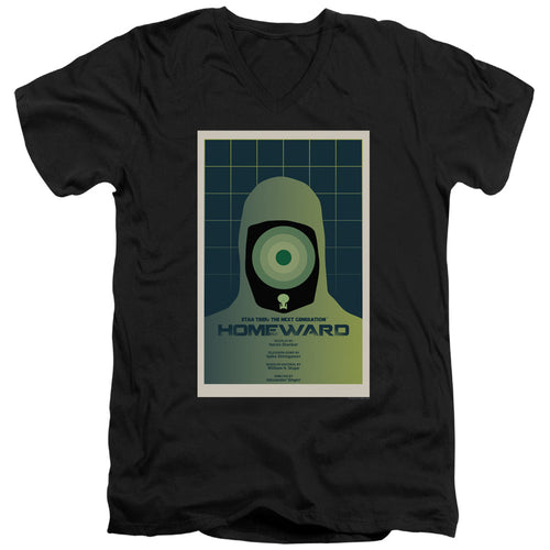 Star Trek Homeward Black V-Neck T-Shirt