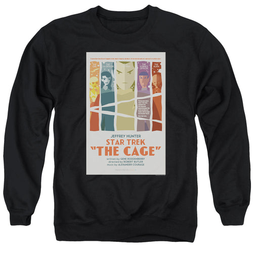 Star Trek Juan Ortiz The Cage Black Crewneck Sweatshirt
