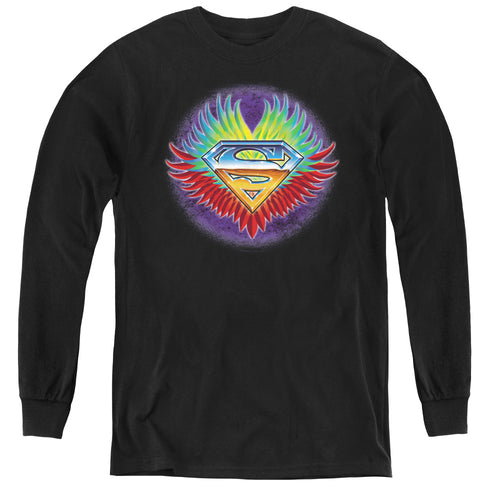 Superman Dont Stop Believing Youth Long Sleeve T-Shirt