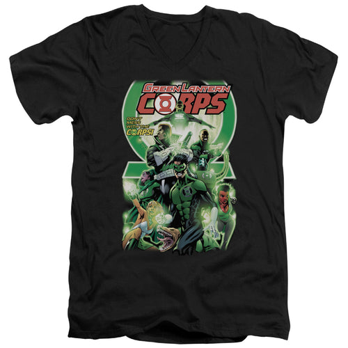 Green Lantern Gl Corps #25 Cover V-Neck T-Shirt