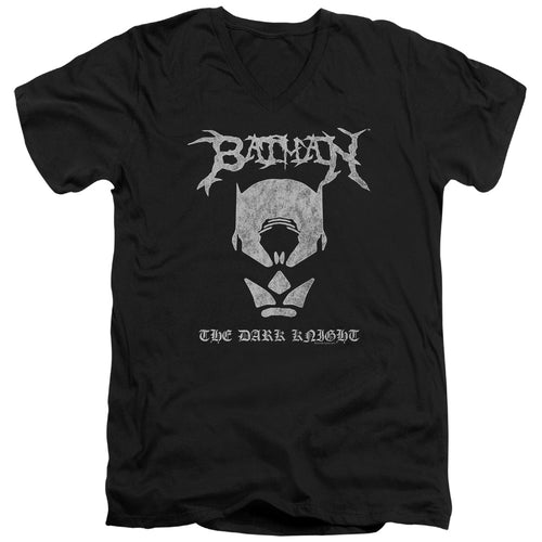 Batman Black Metal Batman V-Neck T-Shirt