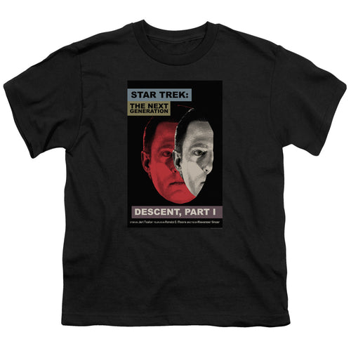 Star Trek Descent Part I Black Youth/Toddler T-Shirt