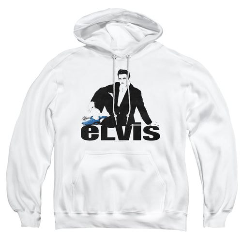 Elvis Presley Blue Suede Pullover Hoodie