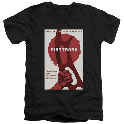 Star Trek Firstborn Black V-Neck T-Shirt