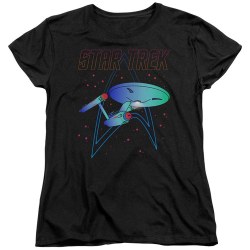 Star Trek Neon Trek Womens T-Shirt