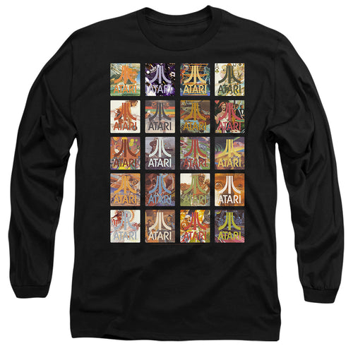 Atari 20 Games Black Long Sleeve T-Shirt