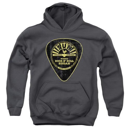 Sun Records Guitar Pick Youth Hoodie